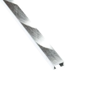 Anodised Aluminium Brushed Silver Listello 2.5m