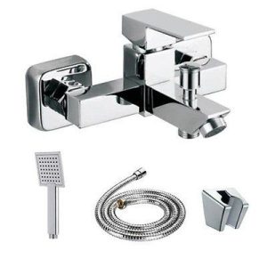 Prada Bath Mixer & Diverter With Handshower – Wall Type